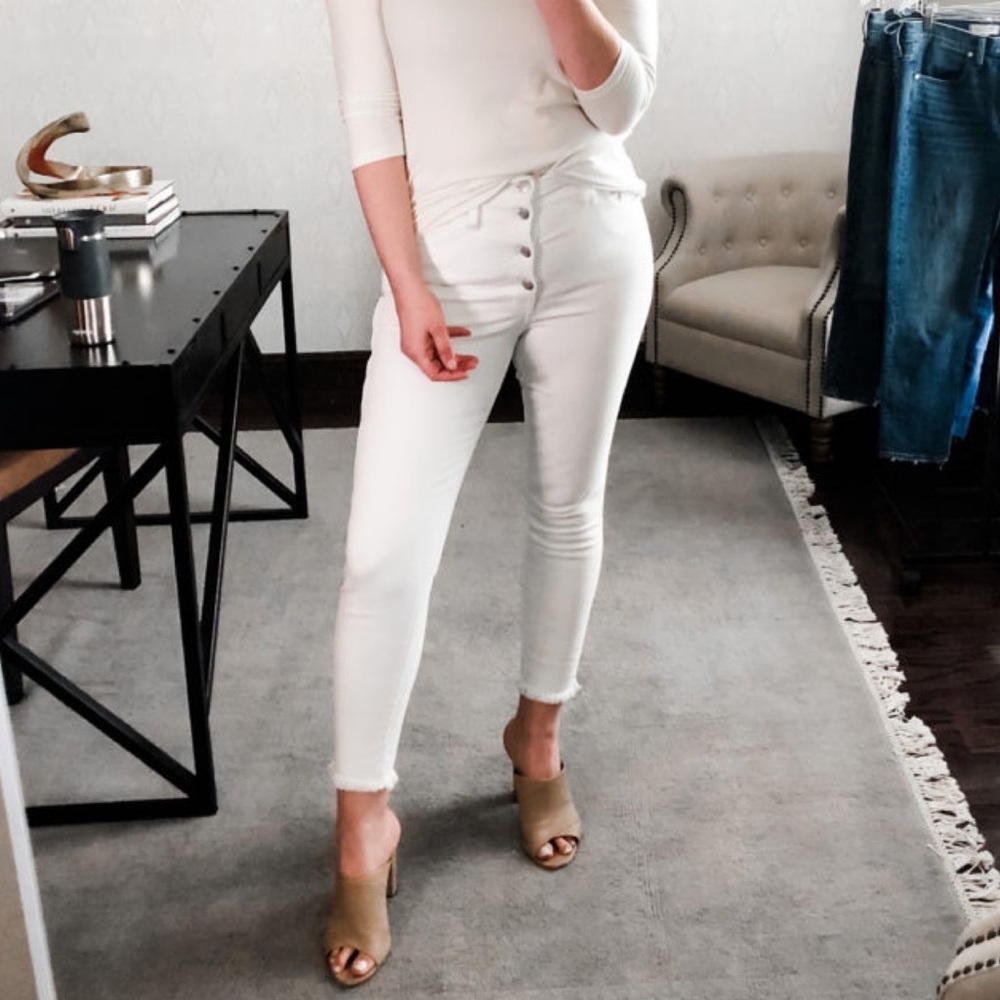 Madewell 9” MID RISE SKINNY RAW HEM JEANS ❤️IN STORES❤️